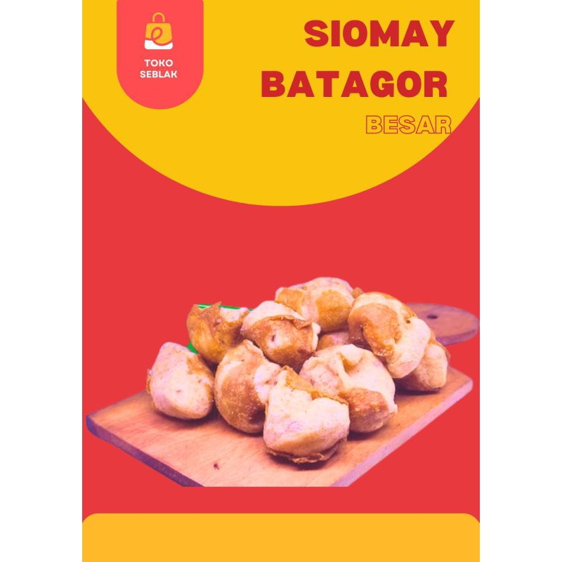 Cuanki Siomay batagor kering  isi 50pcs/siomay batagor besar kering