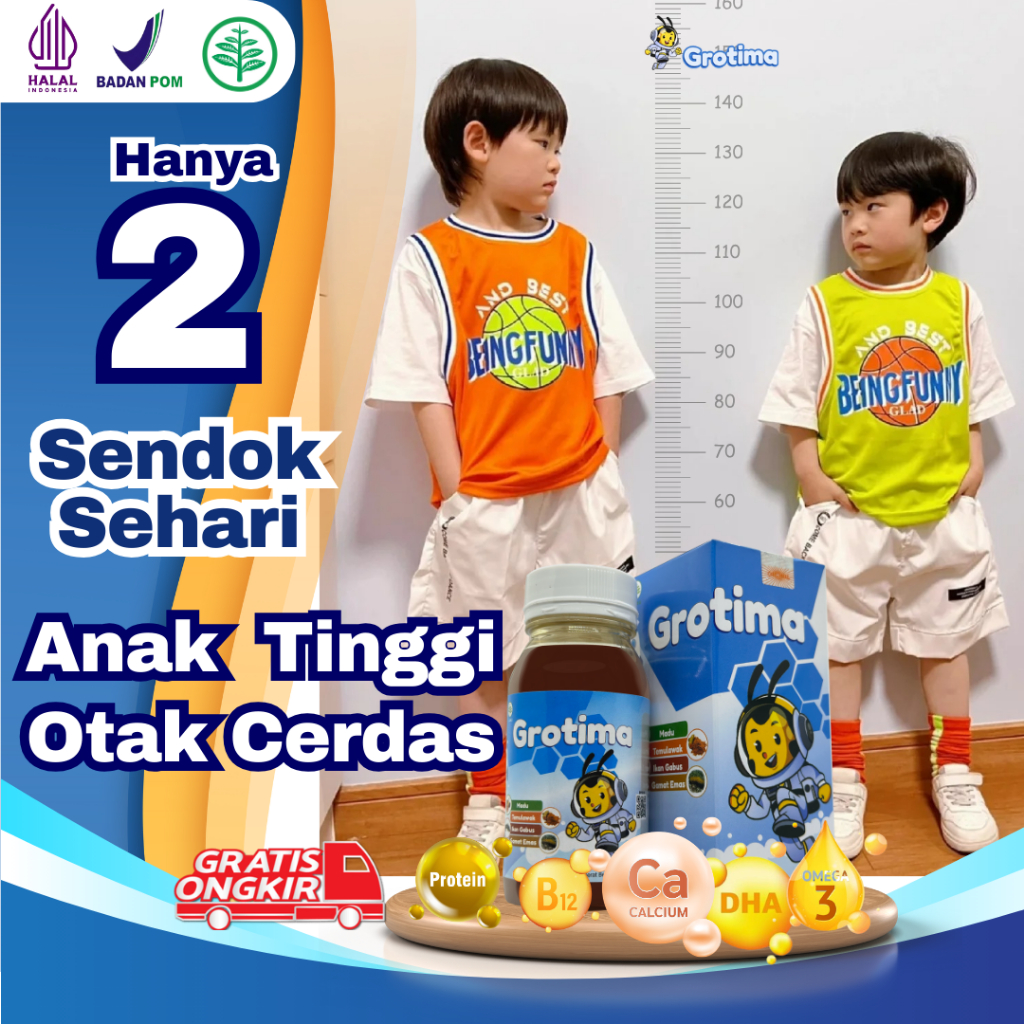 vitamin tinggi badan anak / vitamin peninggi badan anak / grotima suplemen peninggi badan anak