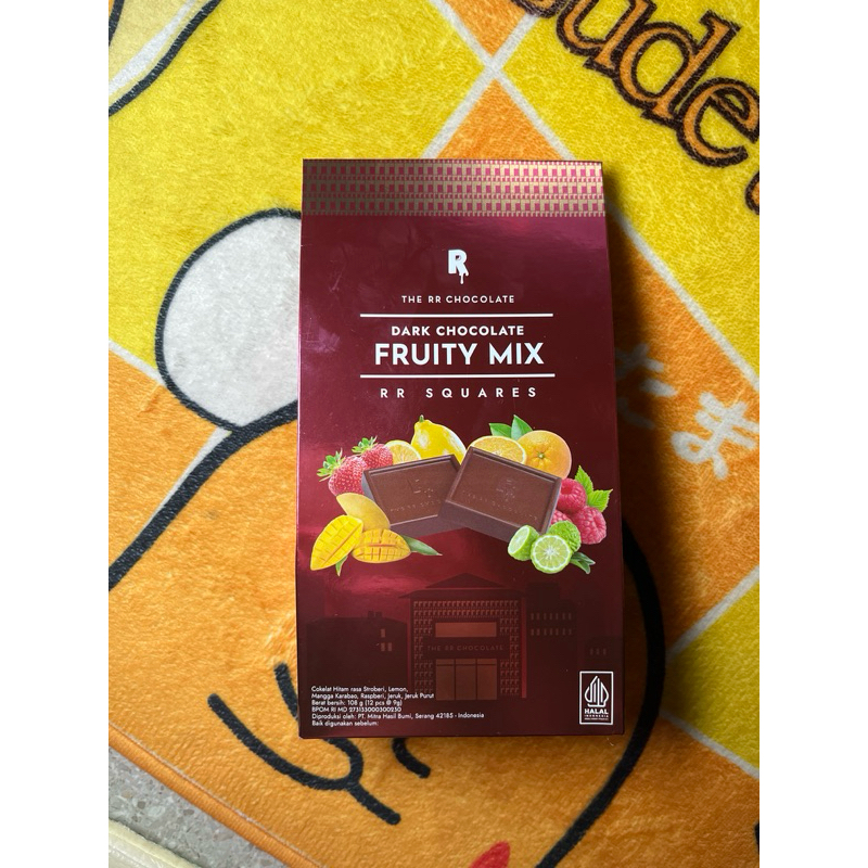 

the rr dark chocolate mini bar isi 12pcs