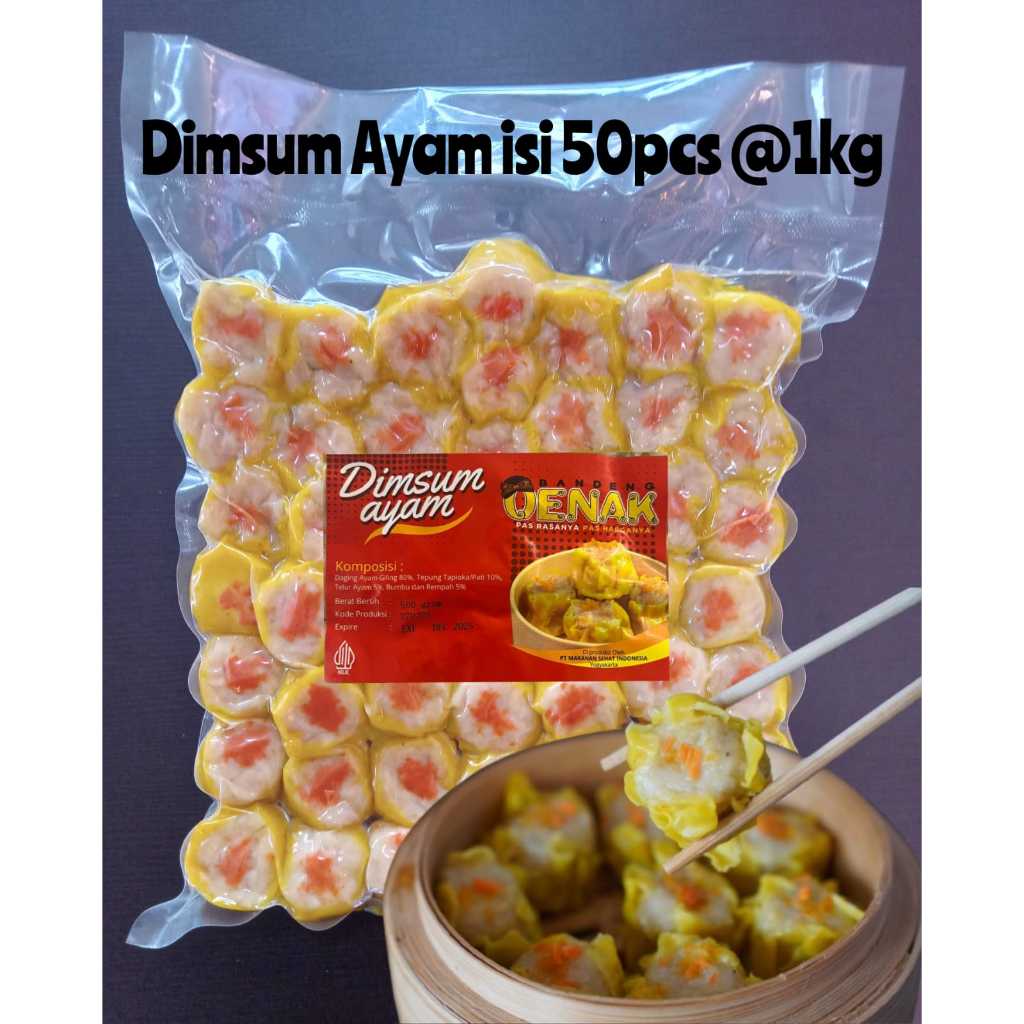 

Dimsum Ayam 1 Kg isi 50pcs