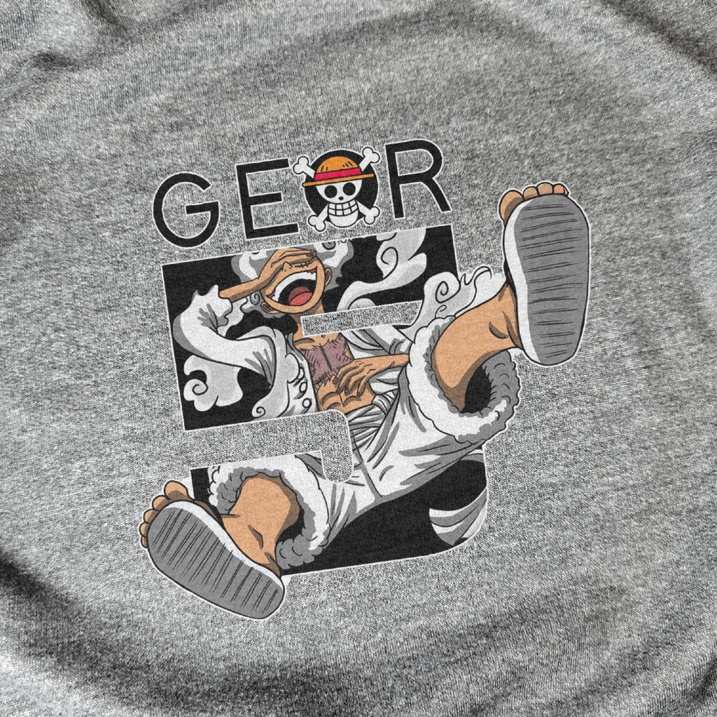 Jaket Hoodie One Piece Luffy Gear 5 Pocket