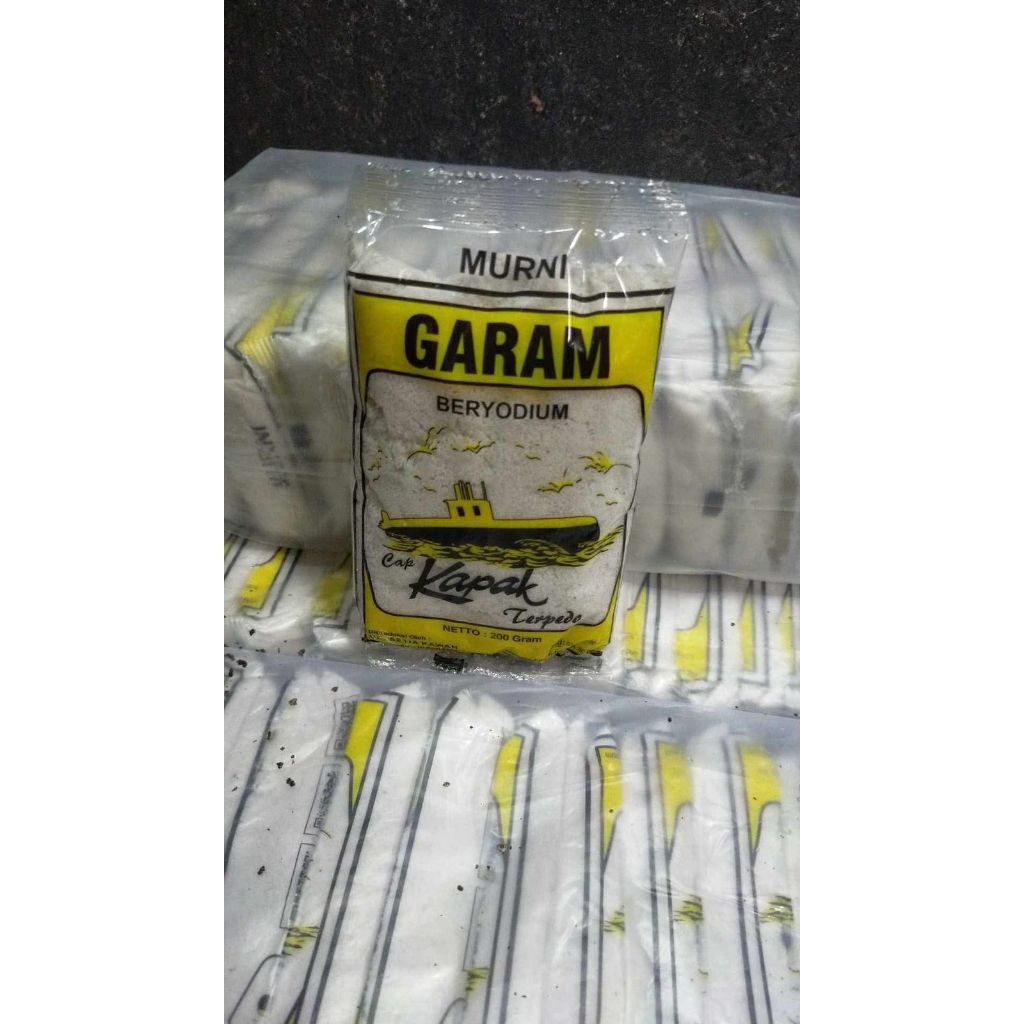 

Garam Dapur Murni Beryodium 200 gr Cap kapak/keruk
