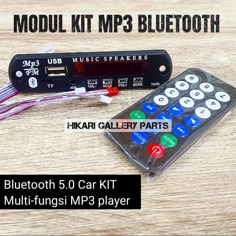Modul KIT MP3 BLUETOOTH Mp3 player multifungsi / Modul KIT Car bluetooth 5.0 KIT Modul MP3 musik
