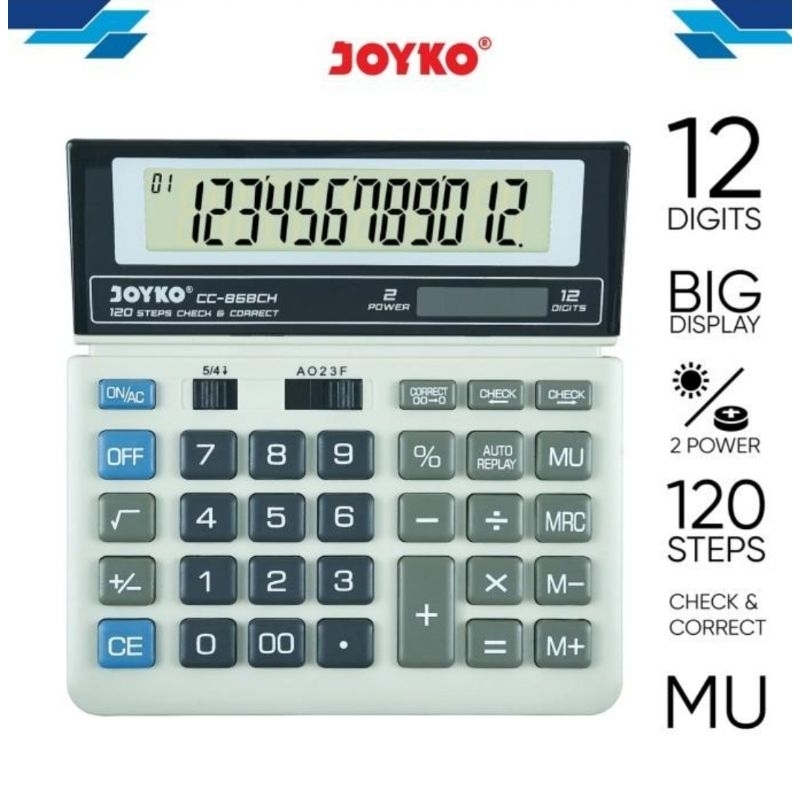 

Calculator / Kalkulator Joyco CC 868 CH 12 digit