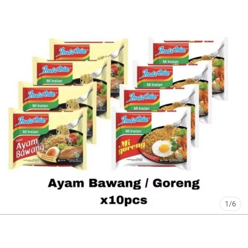 

indomie goreng atau ayam bawang 10 pcs