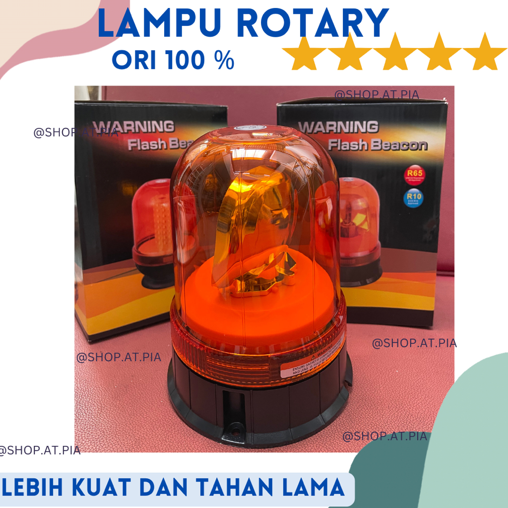 Lampu Rotary Rotari Diamond Beacon LED merk Sifco DC 24 volt