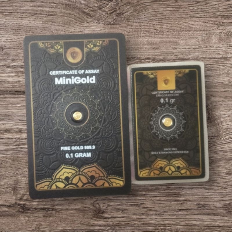 Logam Mulia Minigold 0.1 gram