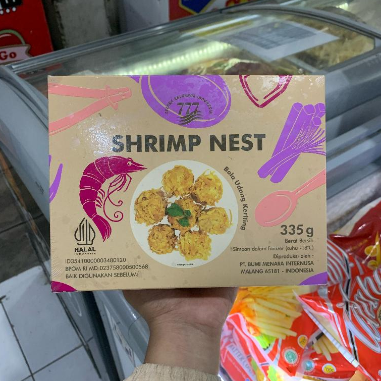 

777 Shrimp Nest/ Bola Udang Kribo 335gr