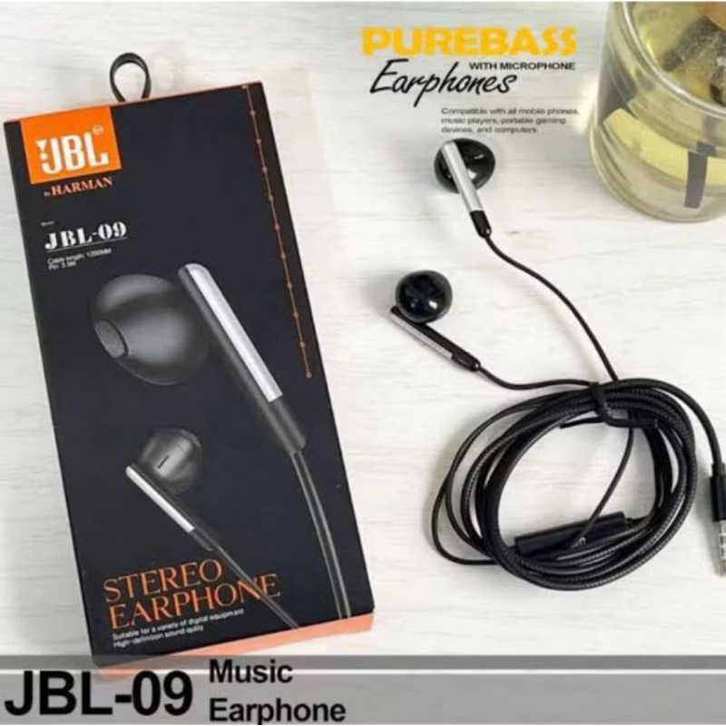 HF Handsfree Headset jbl-09 super bass original