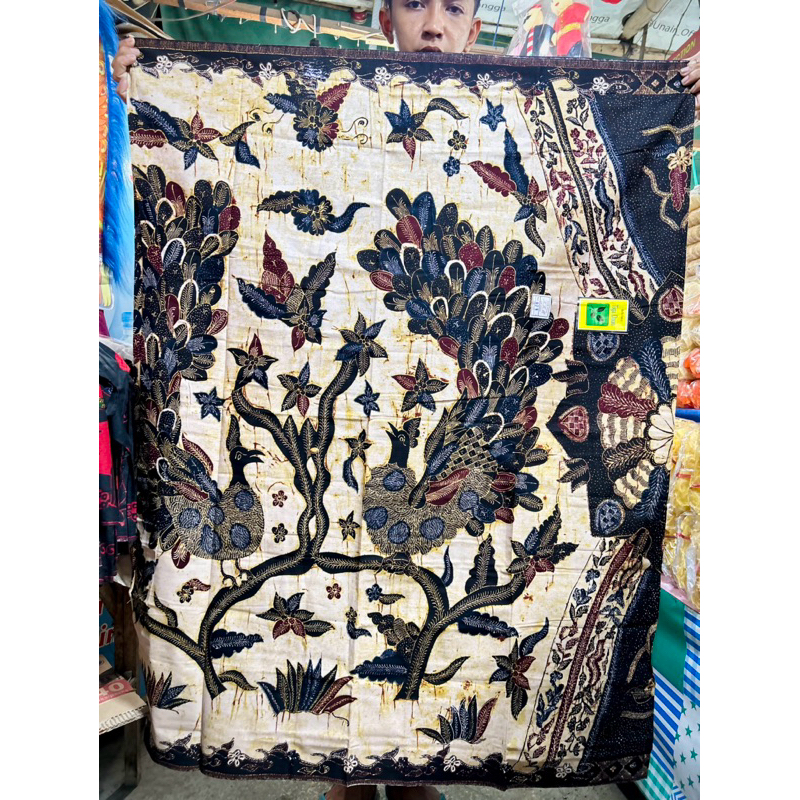 SARUNG BATIK MADURA BLACK / SARUNG BATIK KHAS MADURA / SARUNG BATIK SUDAH DIJAHIT