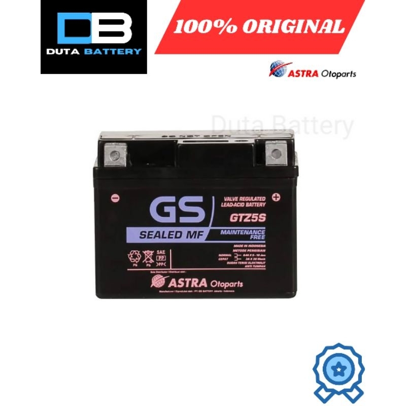 Aki Motor GS ASTRA GTZ-5S MF (Aki Kering) GSMF-GTZ-5S