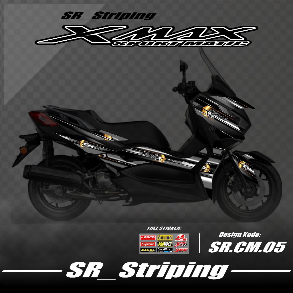 Striping Sticker Xmax Variasi / Stiker Xmax ( KEREN ) Variasi Xmax - Bonus Stiker Sponsor SR.05