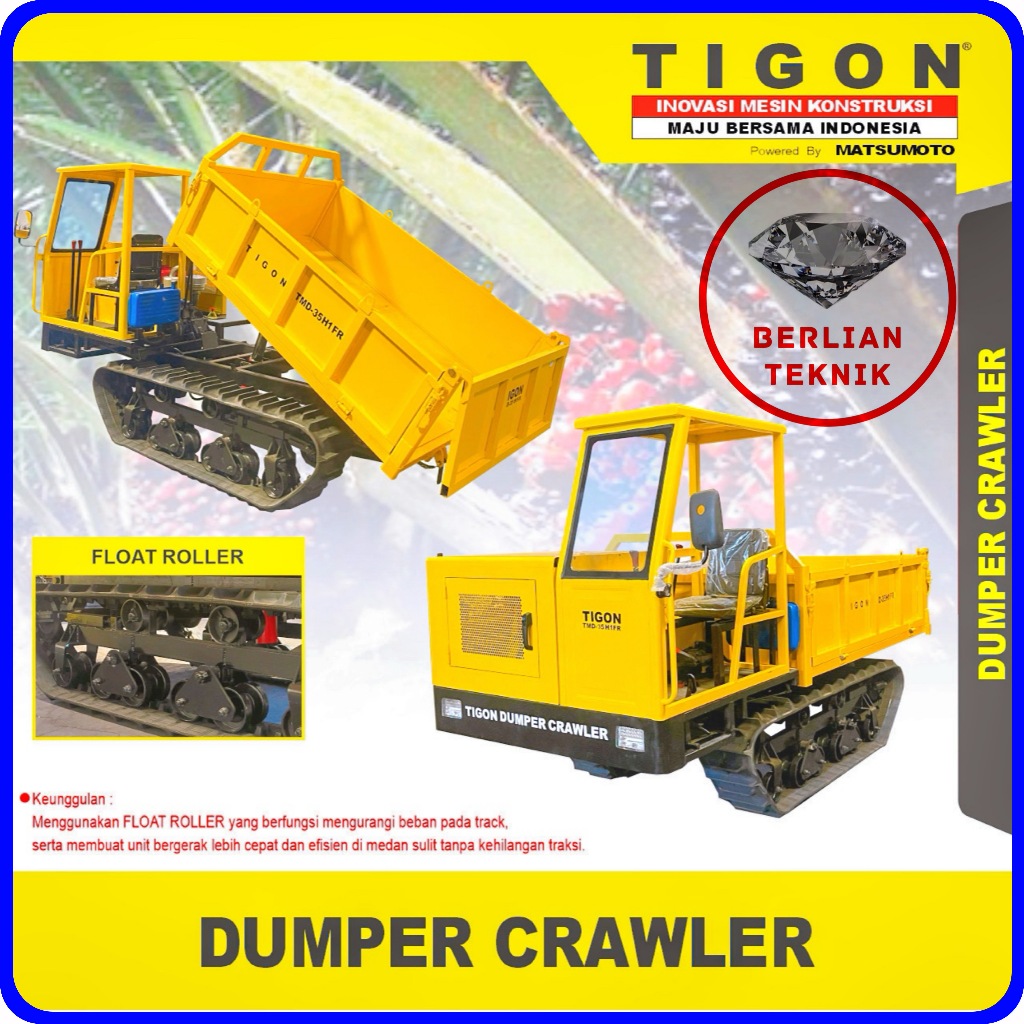 Dumper Crawler Tigon TMD 35 H1 FR | Load 3.5 Ton