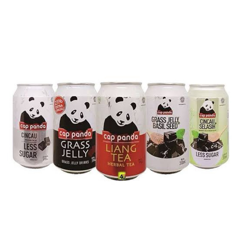 

Minuman Kaleng Cap Panda Drink Cincau Selasih Liang Teh Sarang Burung
