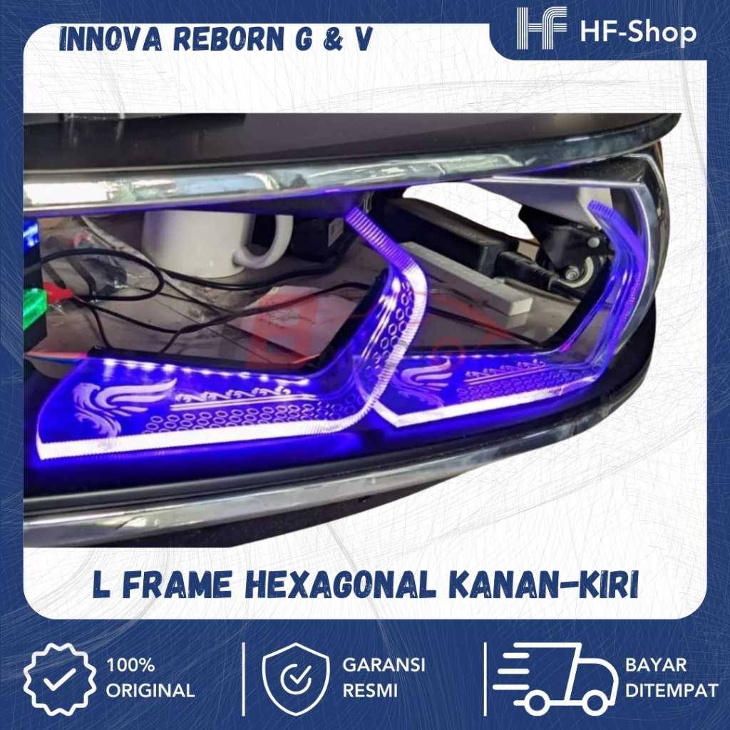 L Hexagonal - Slim Frame Innova Reborn G V | L Hexagonal Slim Frame DRL LED Innova Reborn G V – Lamp