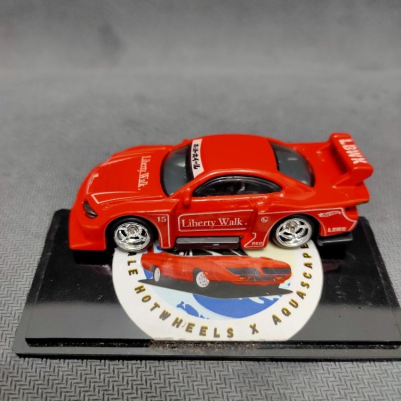 HOTWHEELS LB SUPER SILHOUETTE NISSAN SILVIA S15 RED EDITION CUSTOM