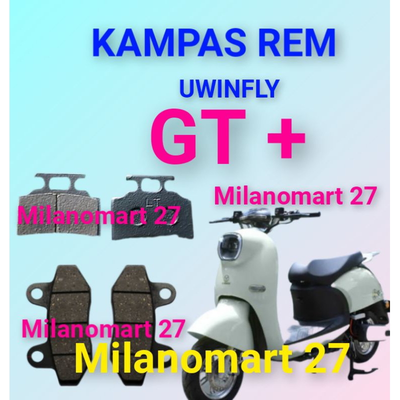 kampas rem uwinfly gt+ kampas rem cakram motor listrik UWINFLY GT+