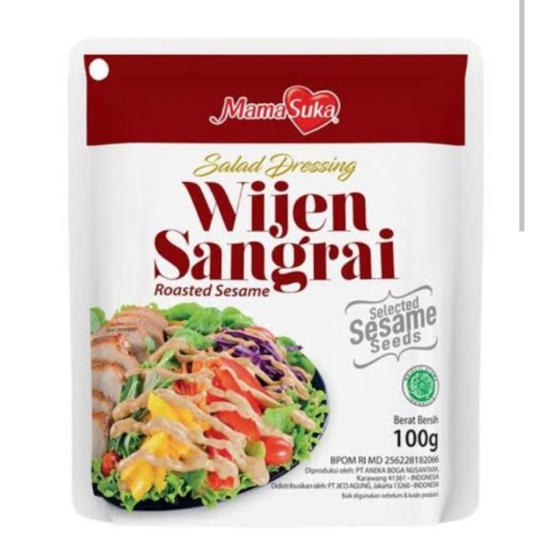 

MamaSuka Wijen Sangrai 100 gram / Roasted Sesame Mama Suka