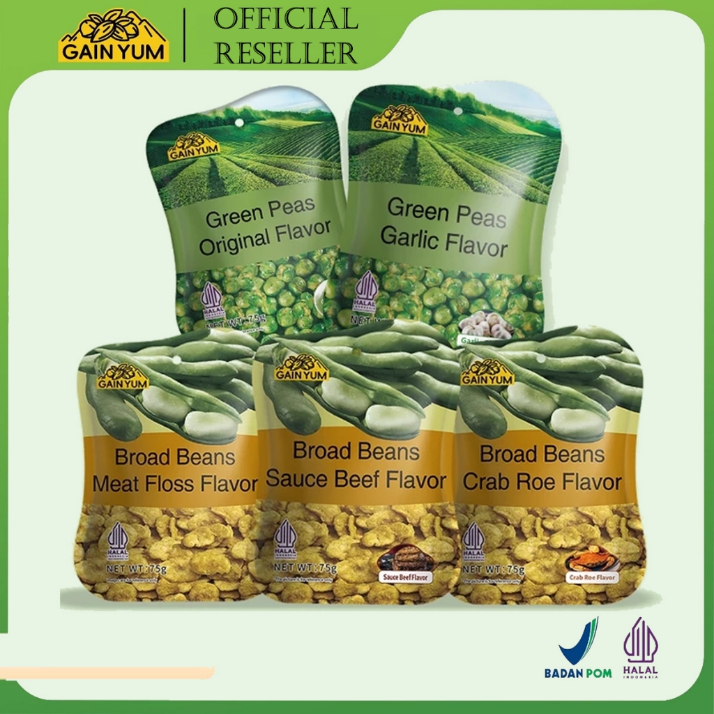 

Gain Yum Green Peas Gain Yum board Beans