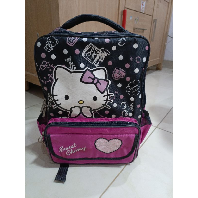 tas sekolah hello kitty sanrio adinata preloved