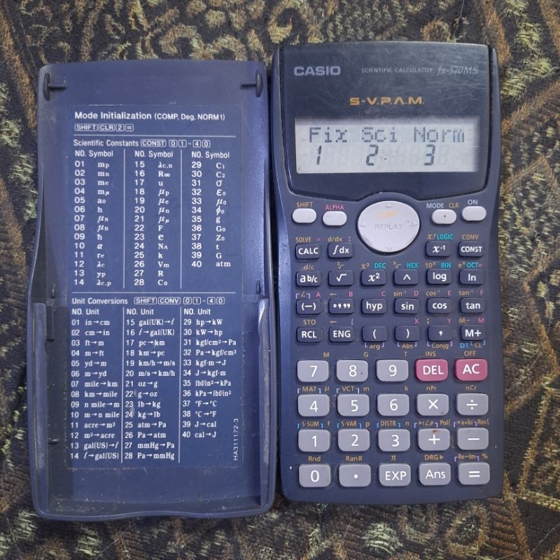 Casio fx-570MS Scientific Calculator bekas fungsi normal