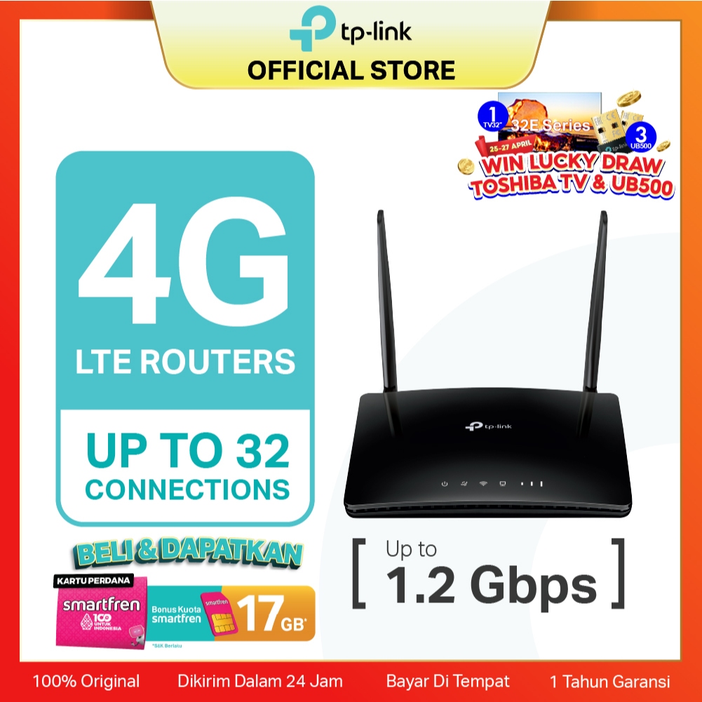 TP-Link Archer MR400 | AC1200 4G Modem LTE | WiFi Router | DualBand | Unlock All Operator | SIM Card