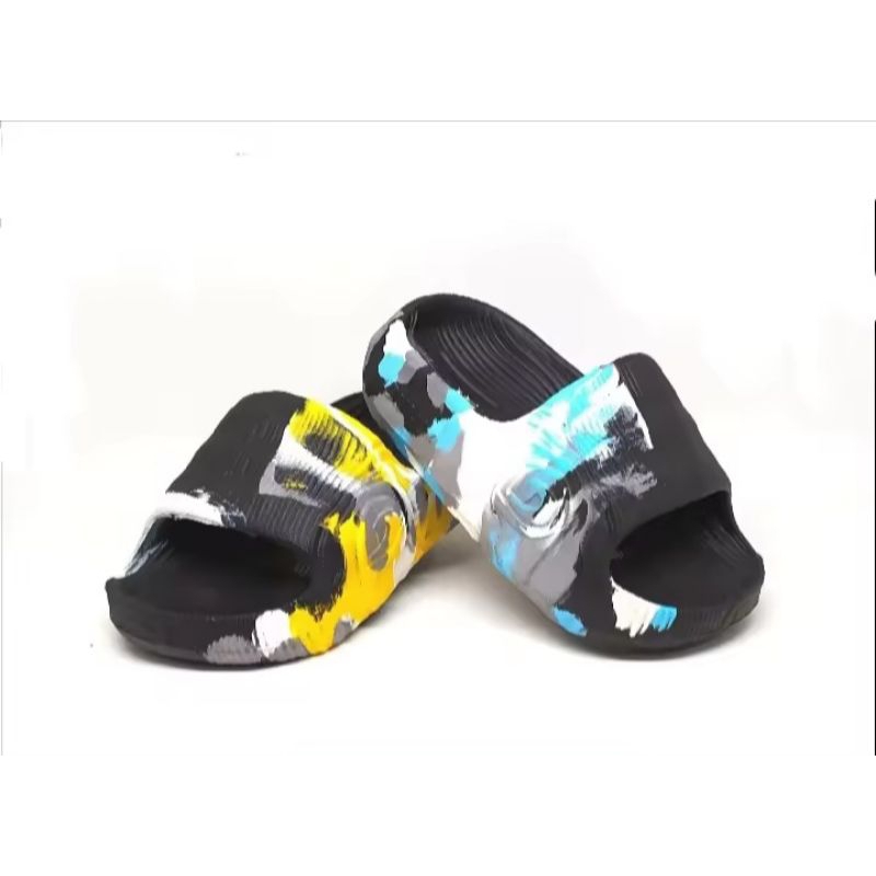 SANDAL SLOP SLIP ON ANAK LAKI-LAKI & DEWASA ANTI SLIP DULUX LORENG//SANDAL LORENG DULUX VIRAL