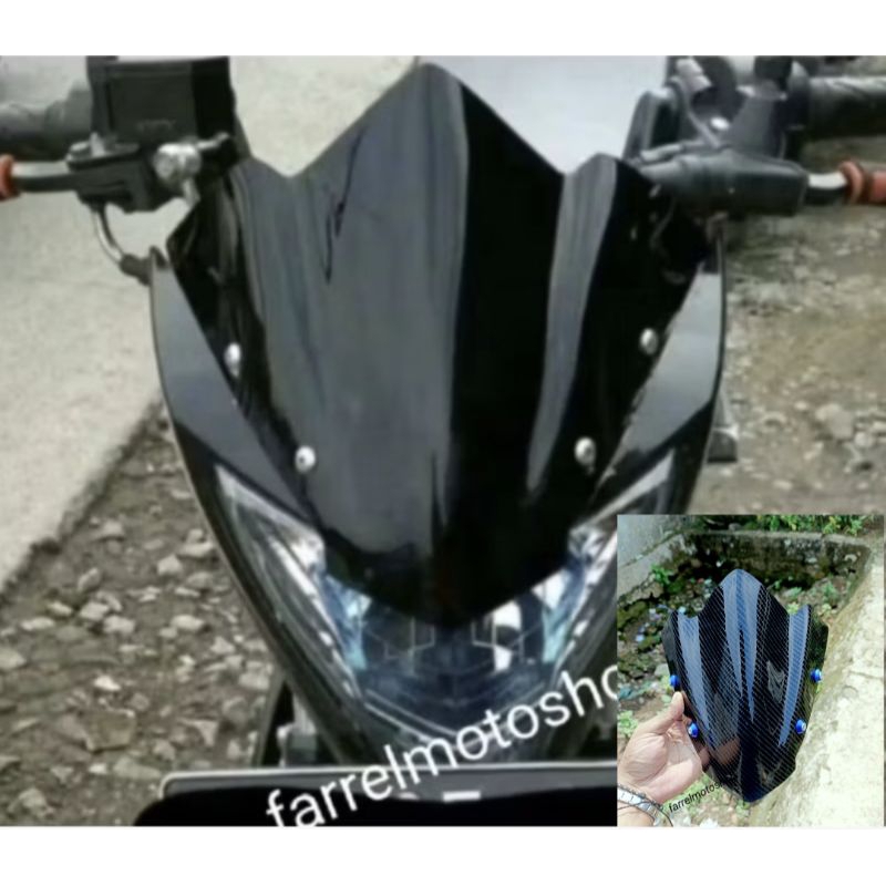 VISOR SATRIA FU FACELIFT FULL CARBON