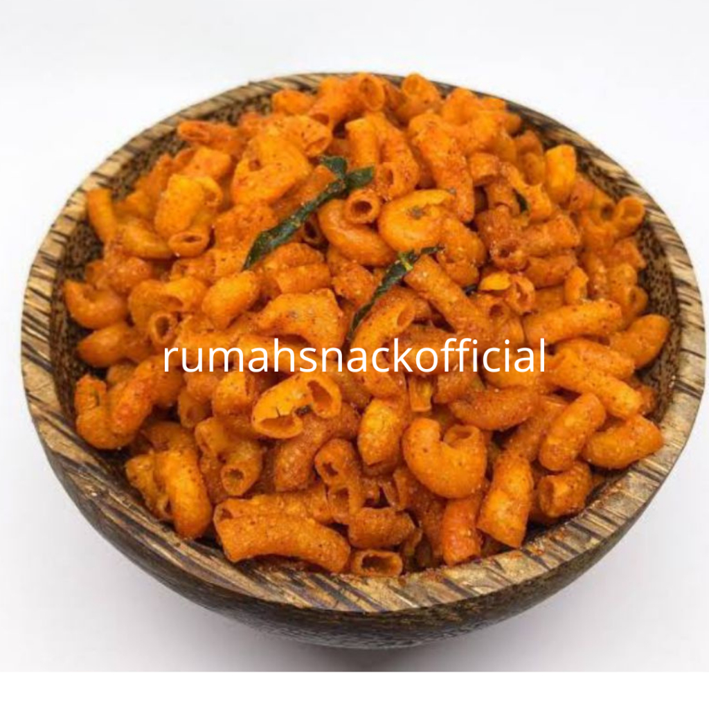 

Makaroni Kriuk - Makaroni Bantet - Makaroni Daun Jeruk 250 gram