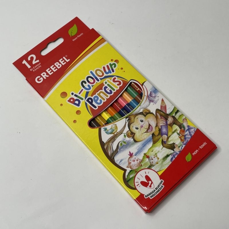 

pensil warna clasic bi colour greebel panjang isi 6/12