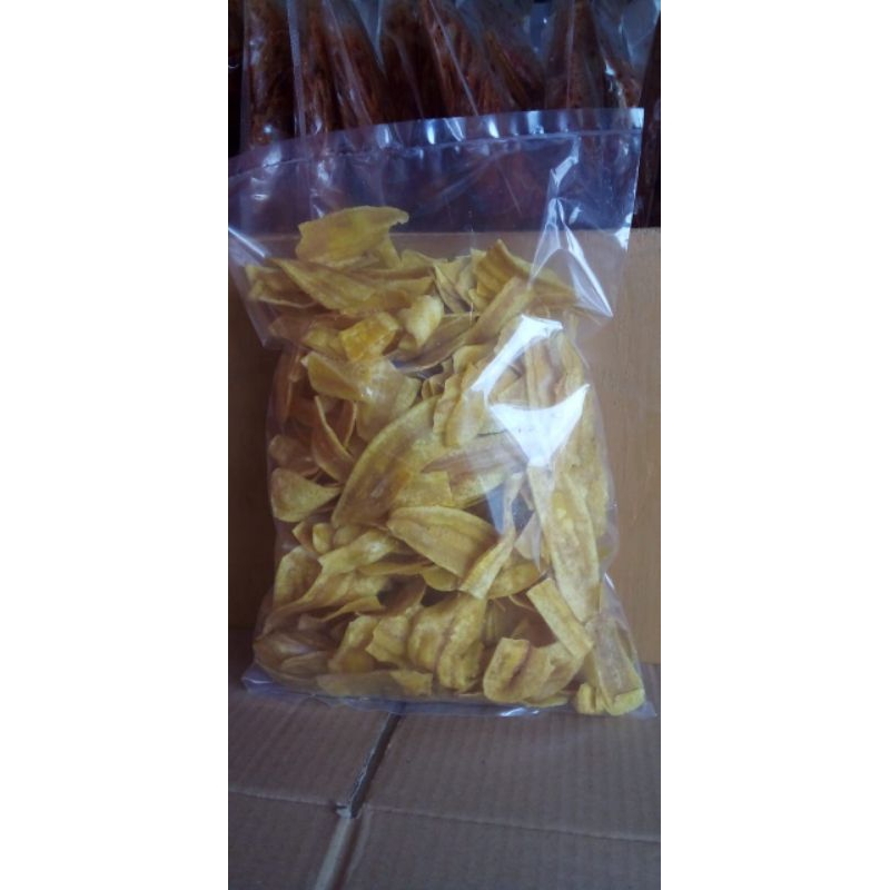 

keripik pisang asin gurih cemilan kering