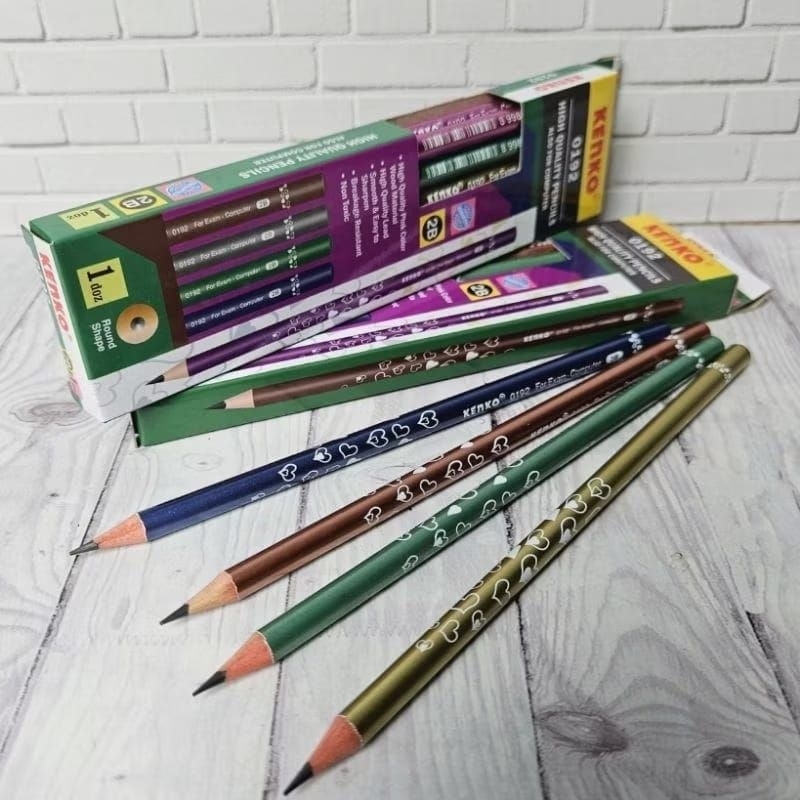 

pensil kenko 2B 0192 1 pck isi 12 pcs 2B pencil kenko