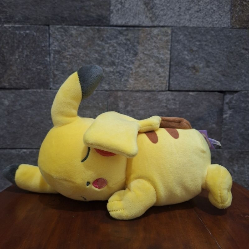 Pikachu T-Arts zzz tidur Pokemon Plush