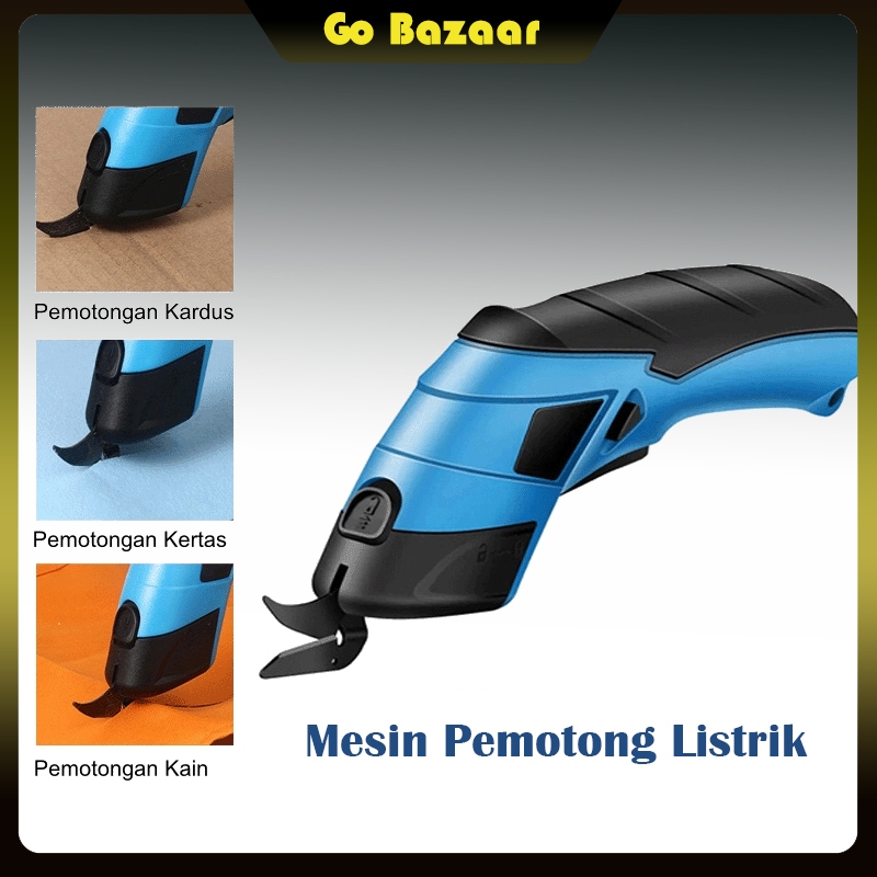 

Gunting Listrik Pemotong Kain Multifungsi Gunting Pemotong Tanpa Kabel Pakaian Karton Karpet Kulit