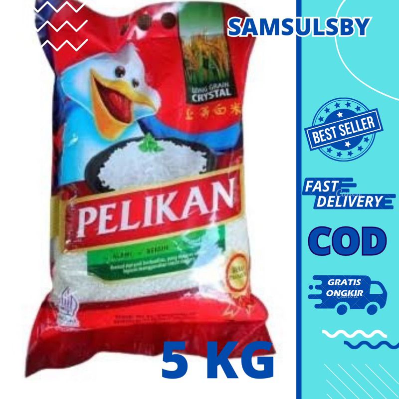

BERAS PELIKAN 5kg beras premium pulen (Instant)