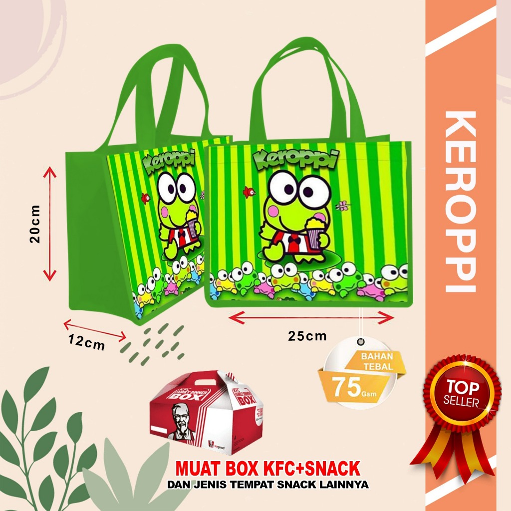 

Tas Ultah KEROPI Goodie Bag Souvenir Ulang Tahun