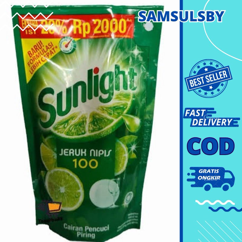 Sunlight 90Ml / Sunlight sabun cuci piring 90ml / sabun cuci piring Sunlight Jeruk Nipis 90 ml