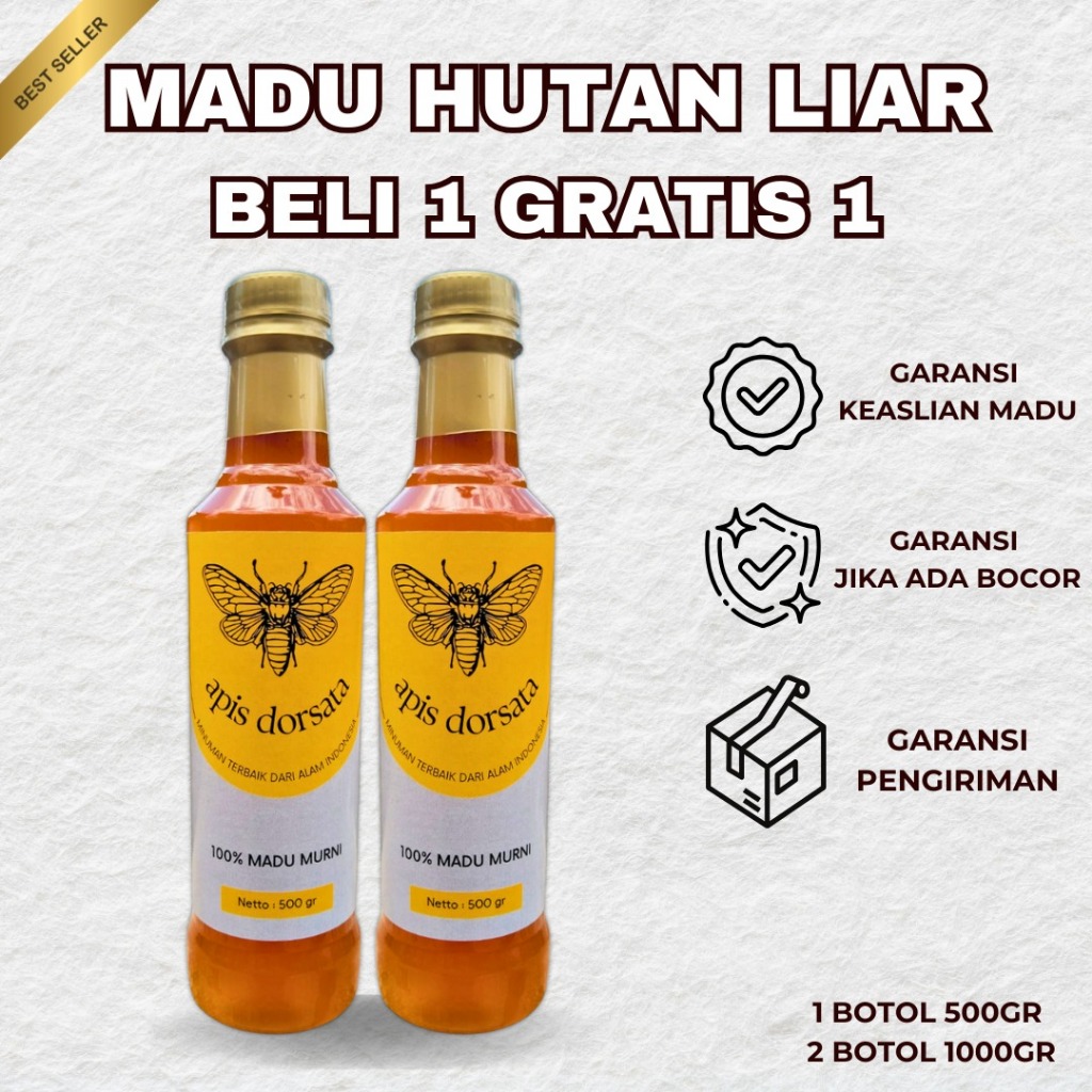 

Madu Murni 100%/Tanpa Campuran Apapun/Madu Hutan Liar/Madu Hutan Liar 100%