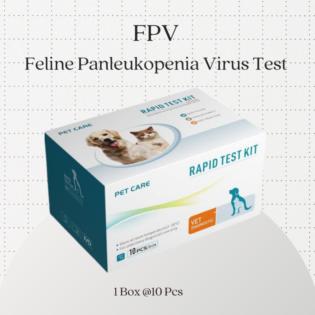 Test Kit Panleukopenia (FPV Ag) - Alat Test Virus Panleukopenia Kucing