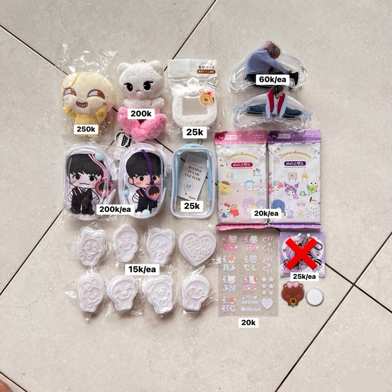 MOSHI MOSHI NCT DREAM MINI DICUT PILLOW HAECHAN JAEMIN DOLL DEHET CHENLE MATENFLY TEN HAIR CLIP TEN