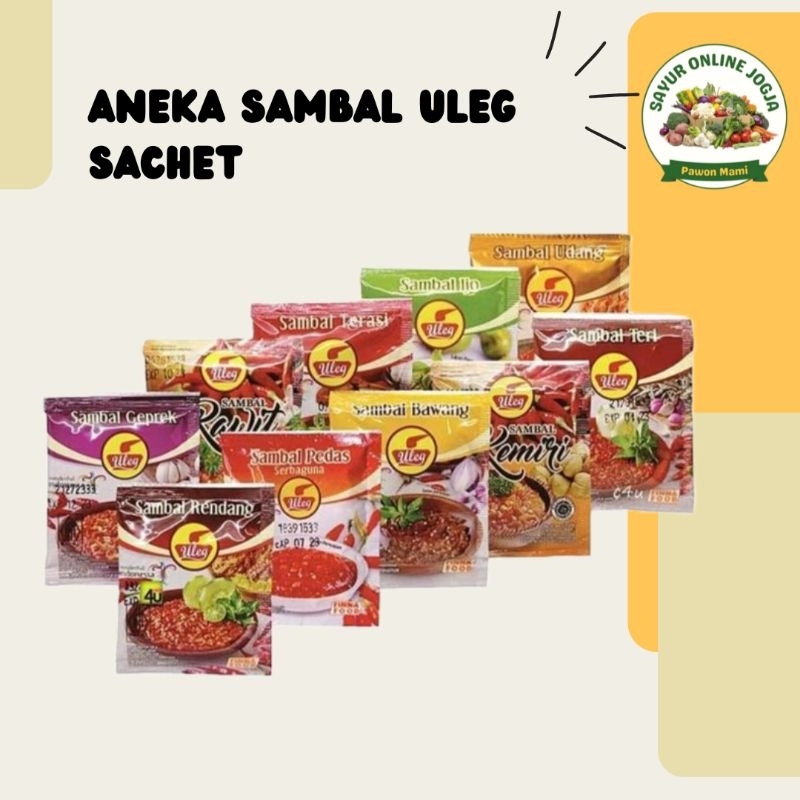 

Sambal Uleg Sachet /pcs - PAWON MAMI SAYUR ONLINE JOGJA