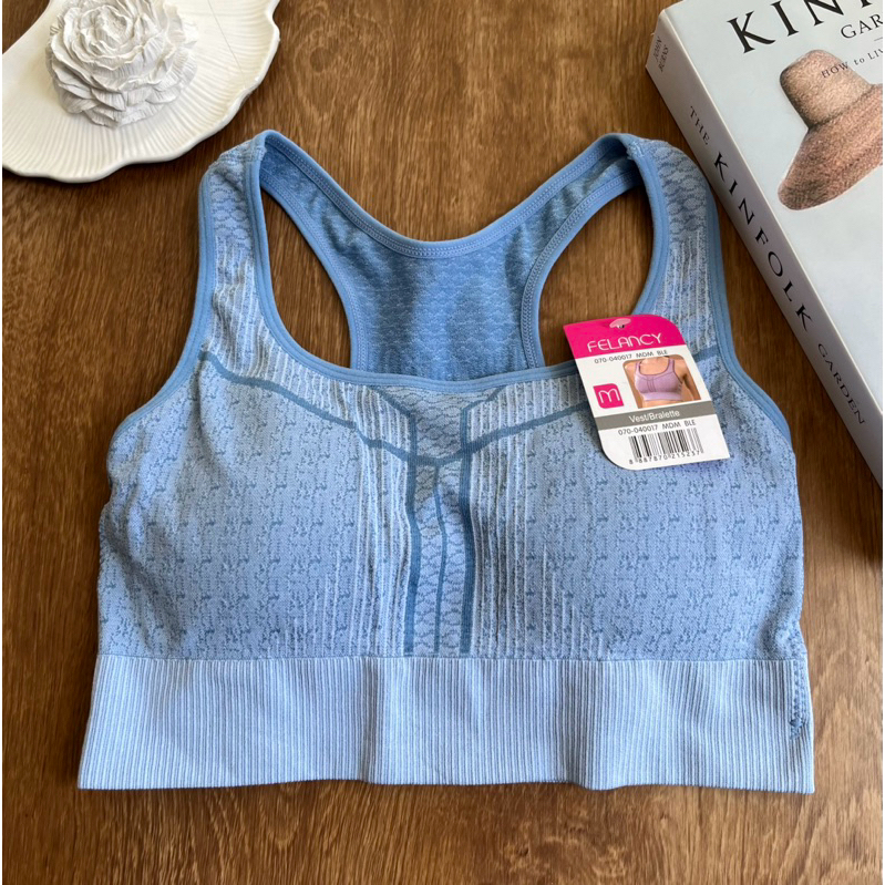 FELANCY SPORT BRA SIZE M 34B BH OLAHRAGA WARNA BIRU