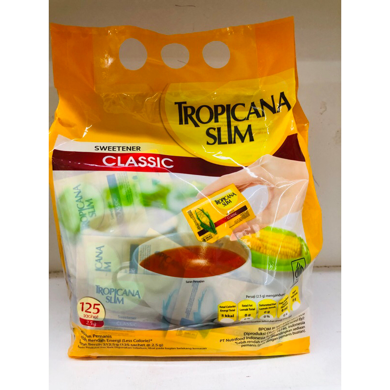 

TROPICANA SLIM CLASSIC 125 Sachet aman untuk diabetes dan diet