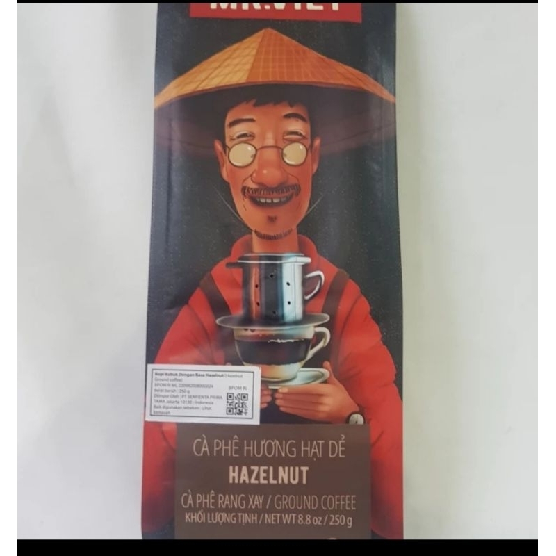 

Mr.Viet Vietnam Ground Coffe Hazelnut 250 gr