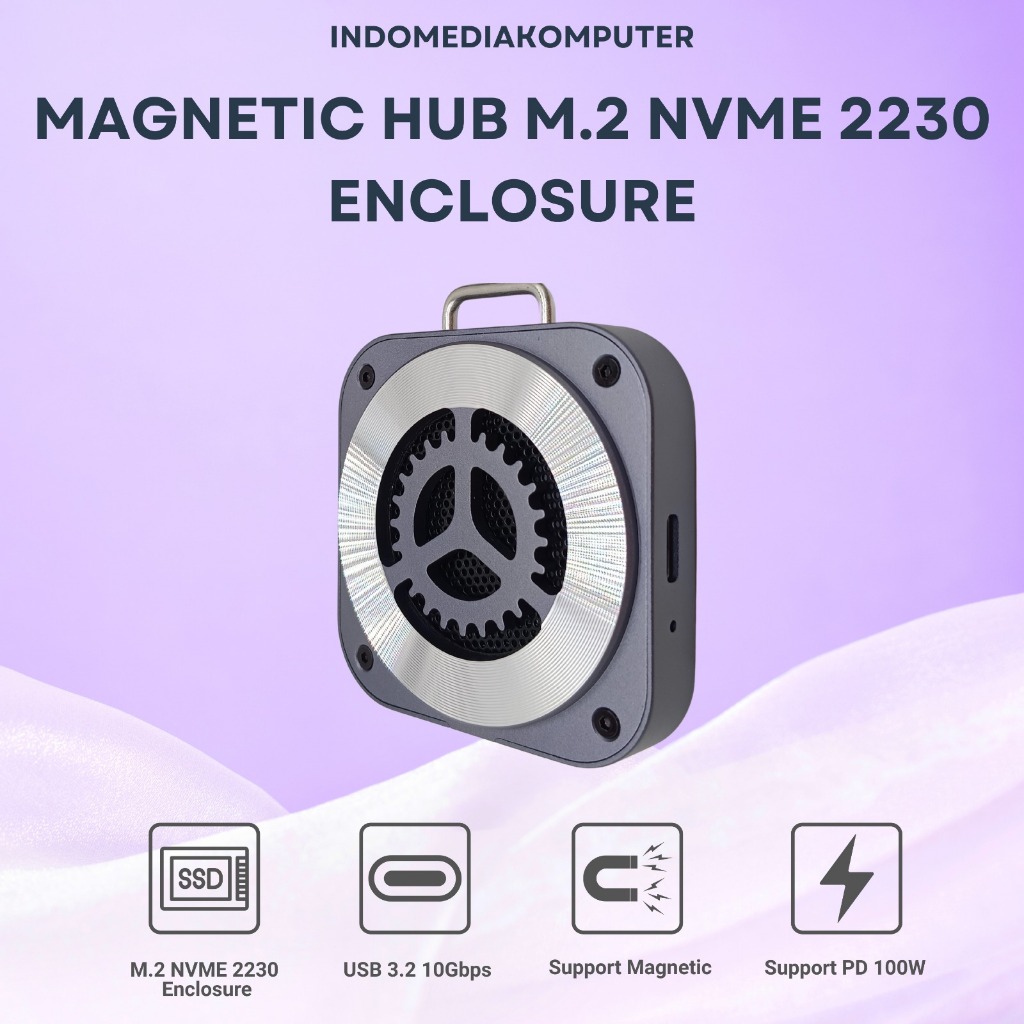 Magnetic Hub M.2 NVME 2230 Enclosure Magnetic M.2 NVME 2230 Enclosure Magnetic Hub 2230 Enclosure