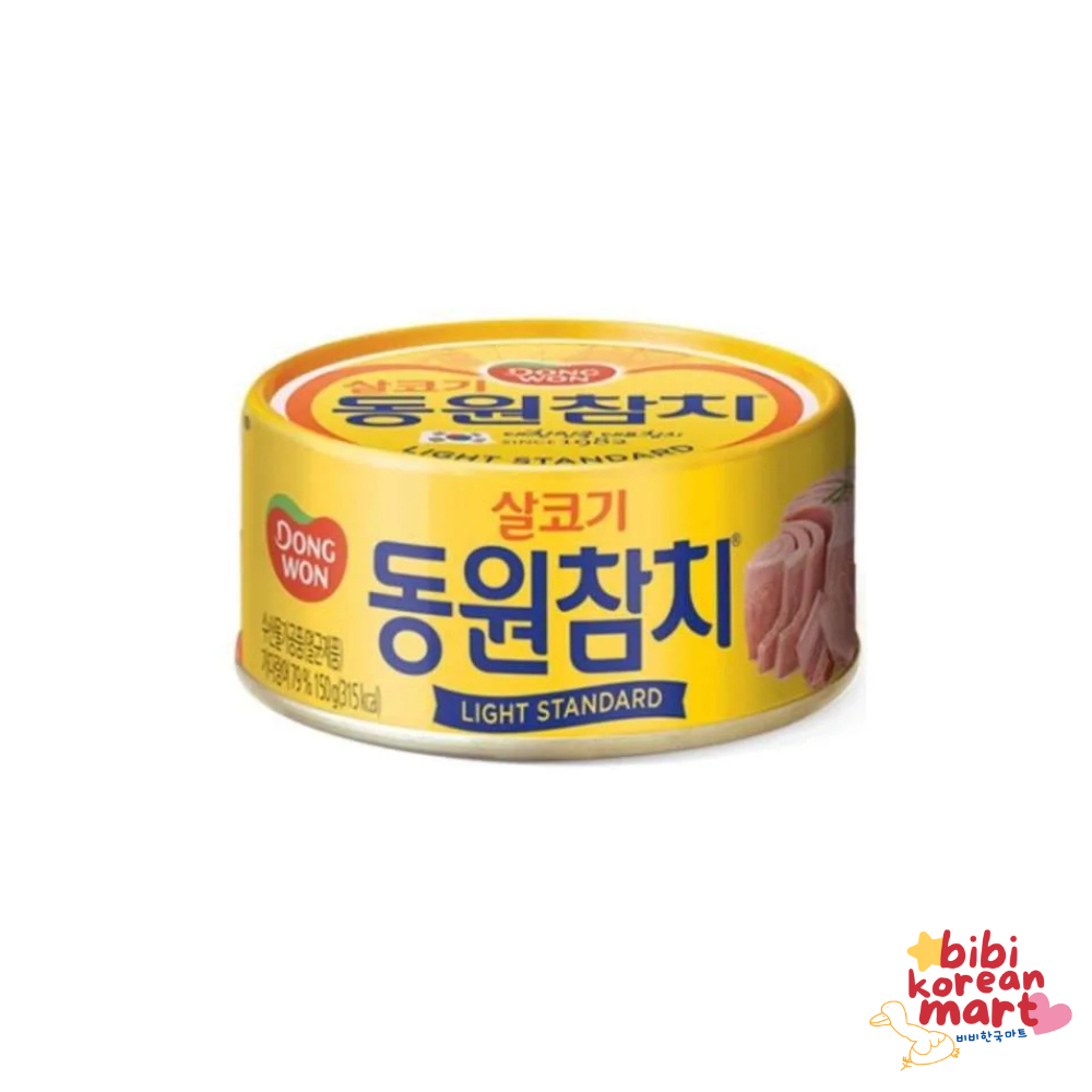

bibi korean mart - dongwon light standard tuna can 150 gram