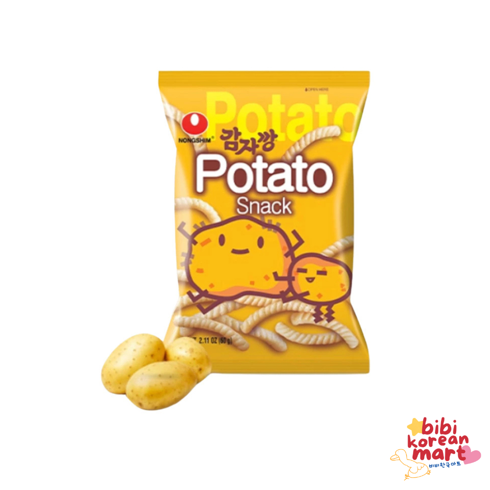 

bibi korean mart - nongshim potato snack 55 gram snack kentang korea