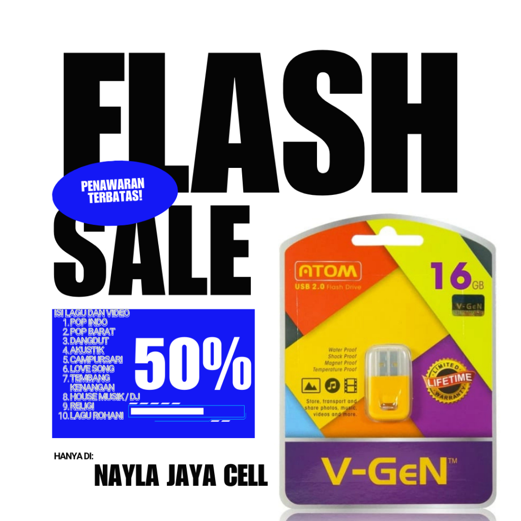 FLASHDISK VGEN ORIGINAL 16GB
