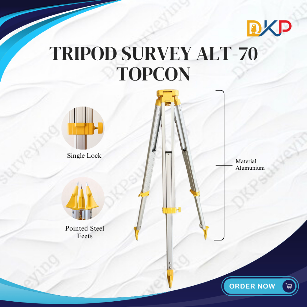 Aluminium / Alumunium Tripod TOPCON ALT - 70 / Statif for Total Station ORIGINAL