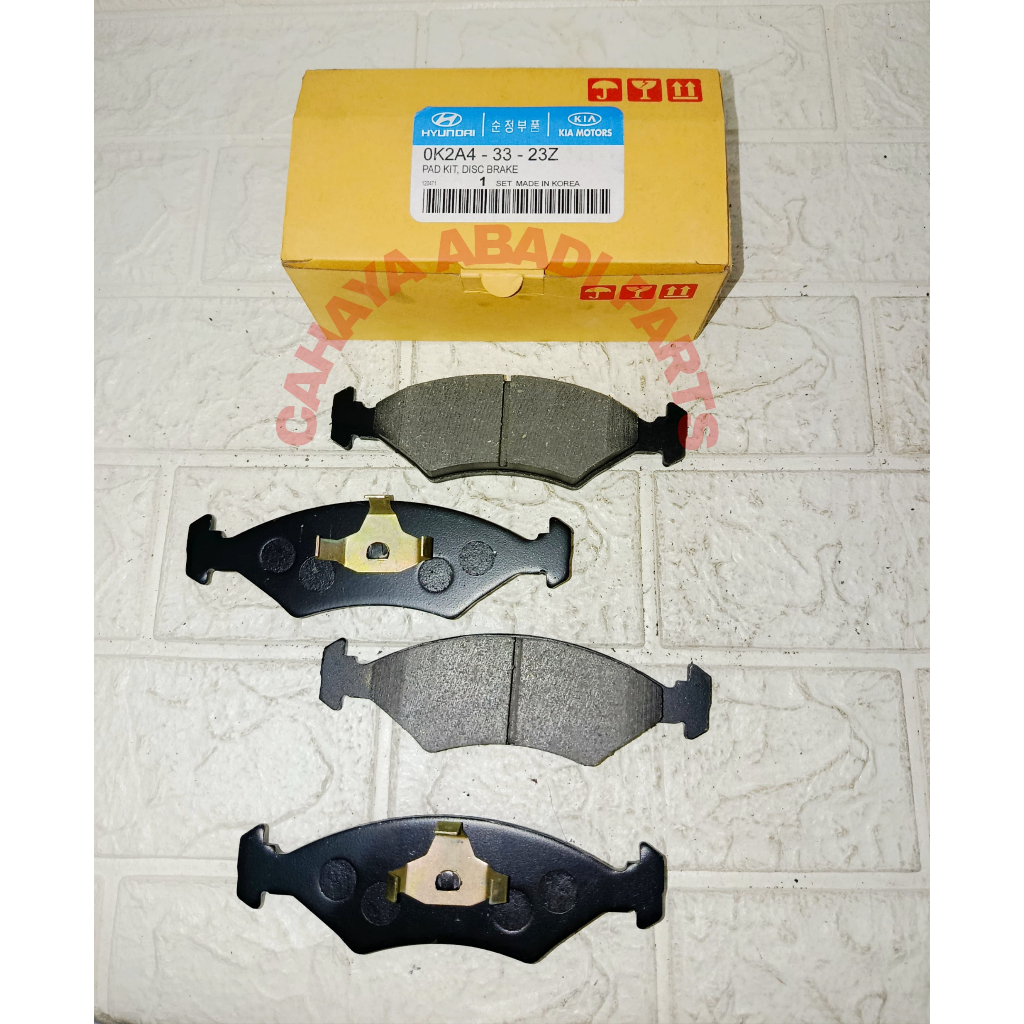 KAMPAS REM DEPAN/BRAKE PAD KIA TIMOR SOHC DOHC 0K2A4-33-23Z